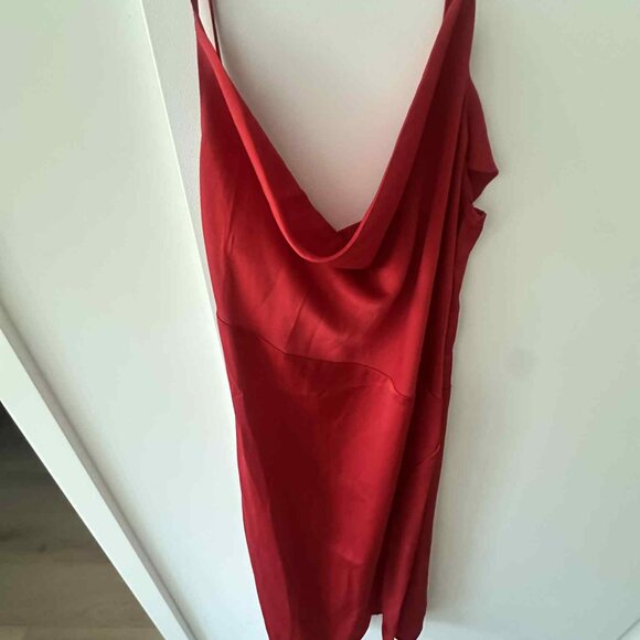 Red Slip Dress – Size S - Picture 2 of 3